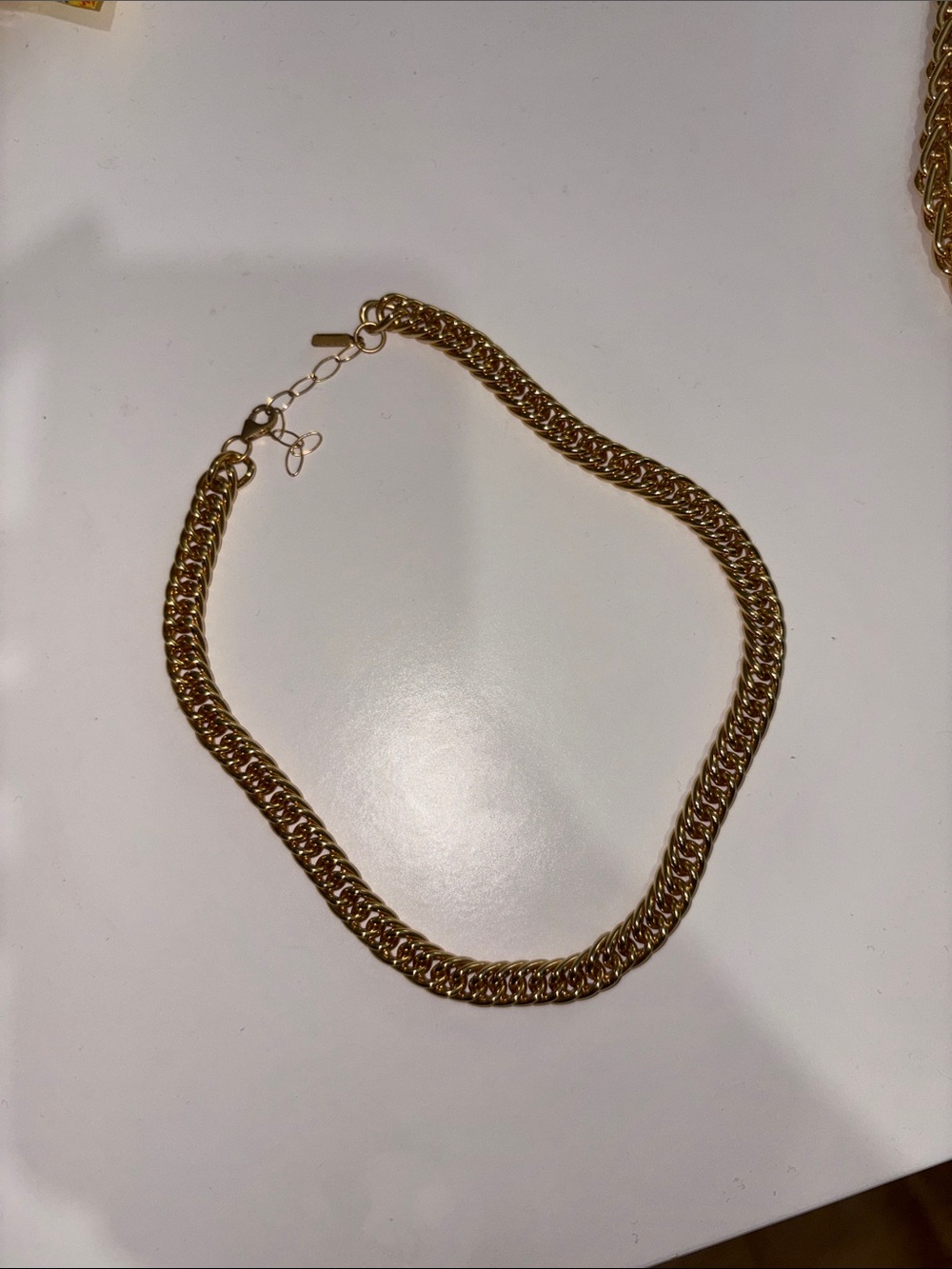 electric picks gold necklace